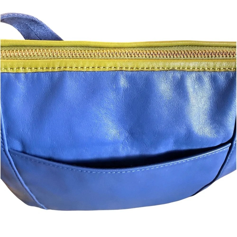 Coach Daisy Spectator Blue & Lime Leather Crossbody Bag F28940 - Picture 6 of 16